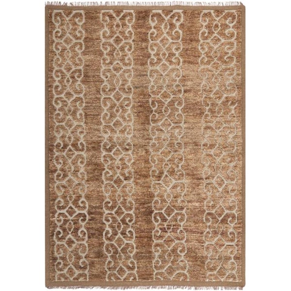 Safavieh 6 x 9 ft. Thomas Obrien Rectangle Hand Knotted Rug Brown TOB533A-6 - main